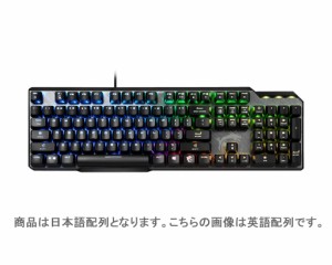 MSI ゲーミングキーボード Kailh Box White Switch 日本語配列108キー VIGOR GK50 ELITE BOX WHITE VIGORGK50ELITE BW JP返品種別A