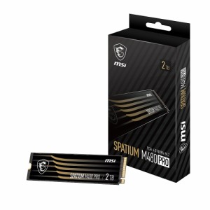 MSI S78-440Q600-P83 MSI SPATIUM M480 Pro PCIe 4.0 NVMe M.2 2TB[S78440Q600P83] 返品種別B