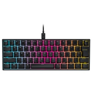 コルセア メカニカルゲーミングキーボード 日本語配列 60％キーボード 銀軸 Corsair（コルセア）K65 RGB MINI CH-9194014-JP返品種別A