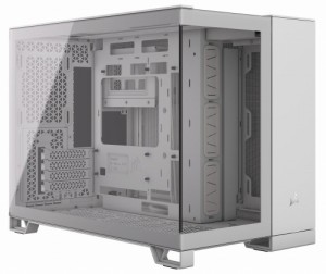 CORSAIR（コルセア） ミニタワー型PCケース 2500X Tempered Glass mATX Mid-Tower White（ホワイト）  CC-9011266-WW返品種別B