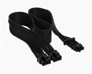 CORSAIR（コルセア） CP-8920331 電源ユニット用スリーブケーブル ブラック PCIe Gen5 12VHPWR cable[CP8920331] 返品種別A