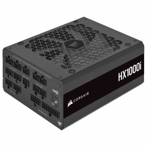 CORSAIR（コルセア） ATX電源 1000W HX1000i ATX 3.0 certified with 12VHPWR cable（80PLUS PLATINUM認定取得） CP-9020259-JP返品種別B