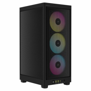 CORSAIR（コルセア） CC-9011246-WW ミニタワー型PCケース iCUE 2000D RGB AIRFLOW - ITX Tower - Black[CC9011246WW] 返品種別B