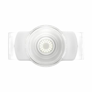 PopSockets 805497 白 クリア スライドストレッチ(四角い角)Slide Stretch White and Clear with SQUARE Edges[805497] 返品種別A