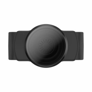 PopSockets クリア 黒 スモーキー 黒 スライドストレッチ(四角い角) 806136返品種別A