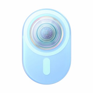 PopSockets スマホグリップ オパール ブルー MagSafe ポップグリップ (MagSafeケース対応) 806220返品種別A