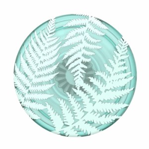 PopSockets 806201 スマホグリップ シダ ボタニカル クリア プラント ポップグリップPopGrip Plant Translucent Fern[806201] 返品種別A