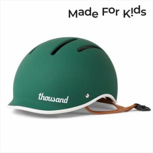 サウザンド 自転車用ヘルメット（49-53cm ジュニアサイズ ゴーグリーン） Thousand Helmet サウザンド ヘルメット TH-HM-JR/GGN返品種別B