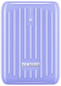 ZENDURE（ゼンデュア） ZDSM10PD-PU 【国内正規品】Type-Cコネクタ 20W PD対応モバイルバッテリー SuperMini 10000mAh　（パープル）[ZDS