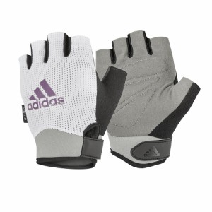 アディダス レディース パフォーマンスグローブ（ホワイト×パープル・サイズ：S） adidas　トレーニング用グローブ ADGB13253返品種別A