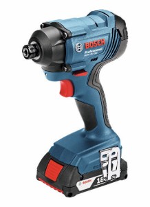 ボッシュ コードレスインパクトドライバー(2.0Ahバッテリー2個、充電器、キャリングケース付き) BOSCH GDR 18V-160返品種別B