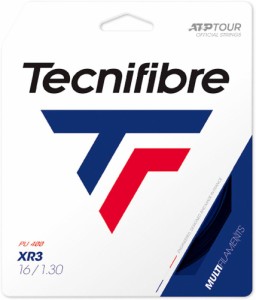 Tecnifibre(テクニファイバー) TCF-01GXR3130B 硬式テニス用ストリング XR3 1.30（ブラック・サイズ：12m）[TCF01GXR3130B] 返品種別A