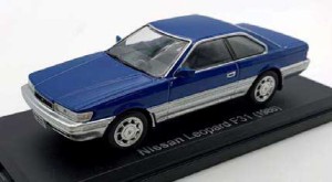 ノレブ 1/43 日産 レパード F31 1986 ブルー【420178】ミニカー  返品種別B