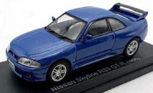 ノレブ 1/43 日産 スカイライン R33 GT-R 1995 ブルー【420184】ミニカー  返品種別B