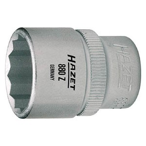 HAZET 900Z33 ソケットレンチ（12角タイプ・差込角12．7mm）[900Z33] 返品種別B