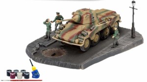 ドイツレベル 1/76 ジオラマセット　Sd. Kfz. 234/2 プーマ【03298】プラモデル  返品種別B