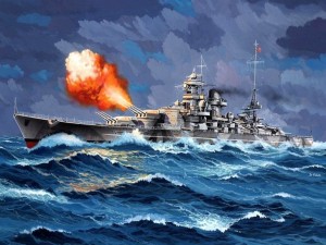 ドイツレベル 1/1200 ドイツ巡洋戦艦 グナイゼナウ【05181】プラモデル  返品種別B