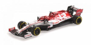 ミニチャンプス 1/43 アルファ ロメオ レーシング F1 C39 ロバート・クビサ テストセッション 2020年2月9日【417209988】ミニカー  返品