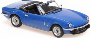 マキシチャンプス 1/43 トライアンフ スピットファイア MKIV 1972 ブルー【940132531】ミニカー  返品種別B