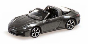 ミニチャンプス 1/87 ポルシェ 911 (992) タルガ 4 2020 グリーンメタリック【870069064】ミニカー  返品種別B