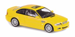 マキシチャンプス 1/43 BMW M3 (E46) クーペ 2001 イエロー【940020021】ミニカー  返品種別B