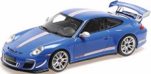 ミニチャンプス 1/18 ポルシェ 911 GT3 RS 4.0 2011 ブルー【155062222】ミニカー  返品種別B