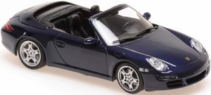 マキシチャンプス 1/43 ポルシェ 911 カレラ S カブリオレ 2005 ブルーメタリック【940063030】ミニカー  返品種別B