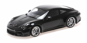 ミニチャンプス 1/18 ポルシェ 911 (992) GT3 ツーリング 2022 ブラック/シルバーホイール【117069020】ミニカー  返品種別B