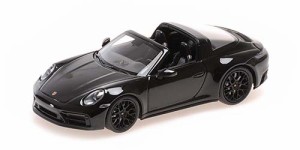 ミニチャンプス 1/43 ポルシェ 911 (992) タルガ 4 GTS 2022 ブラック【410061065】ミニカー  返品種別B