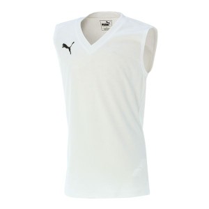 プーマ サッカー　インナーシャツ（ジュニア用）（ホワイト・サイズ：130） PAJ-655278-02-130返品種別A
