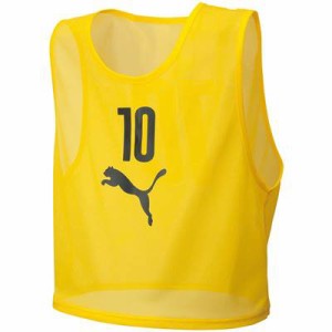 プーマ サッカー　ビブスセット 10枚組（番号入り）（サイバーイエロー・XXLサイズ） PUMA（プーマ） PAJ-920604-04-XXL返品種別A