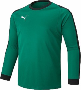 プーマ PJ-729965-02-M LIGA GKシャツ パッド付（ペッパーグリーン/プーマホワイト・サイズ：M）PUMA[PJ72996502M] 返品種別A