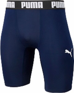 プーマ ジュニア コンプレッション ショートタイツ（ピーコート/プーマホワイト・サイズ：120） PUMA PJ-656334-06-120返品種別A