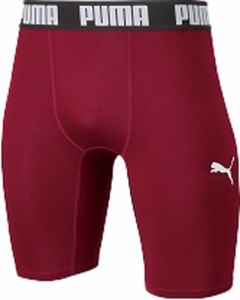 プーマ ジュニア コンプレッション ショートタイツ（コードバン/プーマホワイト・サイズ：130） PUMA PJ-656334-09-130返品種別A