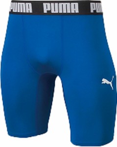 プーマ ジュニア コンプレッション ショートタイツ（チームローヤル/ホワイト・サイズ：140） PUMA PJ-656334-10-140返品種別A