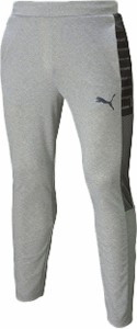 プーマ サッカー・フットサル用　トレーニングロングパンツ（ライトグレー・サイズ：XL） PUMA PAJ-656327-04-XL返品種別A