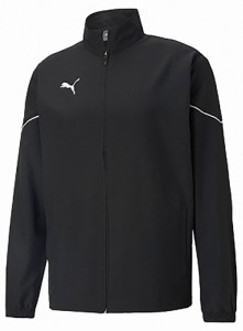 プーマ PJ-657644-03-L TEAMRISE ウーブンジャケット（プーマブラック/プーマホワイト・サイズ：L）PUMA[PJ65764403L] 返品種別A