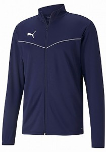 プーマ PJ-657647-06-M TEAMRISE トレーニングジャケット（ピーコート/プーマホワイト・サイズ：M）PUMA[PJ65764706M] 返品種別A