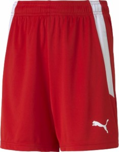 プーマ サッカー・フットサル用 ジュニア ゲームパンツ（プーマレッド・サイズ：130cm） PUMA TEAMLIGA PAJ-705145-01-130返品種別A