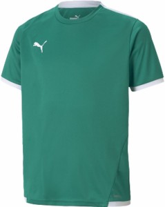 プーマ サッカー・フットサル用 ジュニア ゲームシャツ（ペッパーグリーン・サイズ：150cm） PUMA TEAMLIGA PAJ-705144-05-150返品種別A