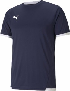 プーマ サッカー・フットサル用 ジュニア ゲームシャツ（ピーコート・サイズ：S） PUMA TEAMLIGA PAJ-705150-06-S返品種別A