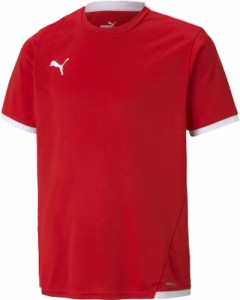 プーマ サッカー・フットサル用 ジュニア ゲームシャツ（プーマレッド・サイズ：130cm） PUMA TEAMLIGA PAJ-705144-01-130返品種別A