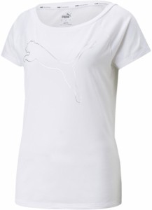 プーマ PJ-522853-02-M レディース FAVORITE キャット 半袖Tシャツ（プーマホワイト・サイズ：M）PUMA[PJ52285302M] 返品種別A