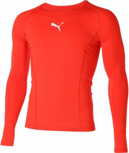 プーマ PJ-658223-01-XXL LIGA ベースレイヤー 長袖Tシャツ（プーマレッド・サイズ：XXL）PUMA[PJ65822301XXL] 返品種別A