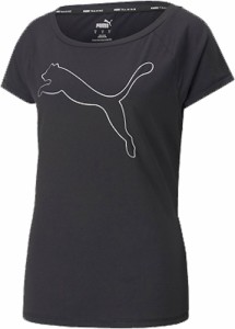 プーマ PJ-522853-01-L レディース FAVORITE キャット 半袖Tシャツ（プーマブラック・サイズ：L）PUMA[PJ52285301L] 返品種別A