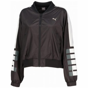 プーマ PJ-525208-01-M レディース　トレーニング トレイン エッジ クロップド ウーブン メッシュ ジャケット（PUMA BLACK・サイズ：M）P