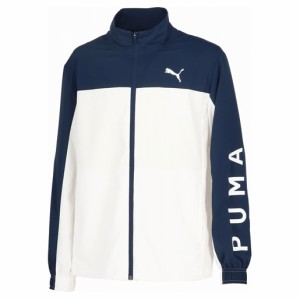 プーマ PJ-525229-02-L メンズ クロス ウーブンジャケット（PUMA WHITE・サイズ：L）PUMA[PJ52522902L] 返品種別A