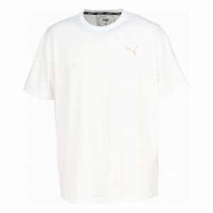 プーマ PJ-525198-02-M メンズ トレーニング トレイン エッジ 半袖 Tシャツ（PUMA WHITE・サイズ：M）PUMA[PJ52519802M] 返品種別A