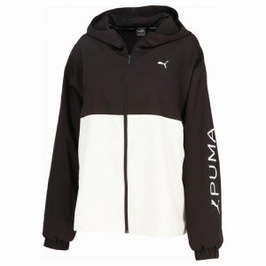 プーマ PJ-525220-01-M レディース クロスウーブンジャケット（PUMA BLACK・サイズ：M）PUMA[PJ52522001M] 返品種別A