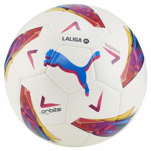 プーマ サッカーボール　4号球（人工皮革・ハイブリッド） PUMA　オービタ　LALIGA 1 HYBRID　プーマホワイト 084108-01-4返品種別A